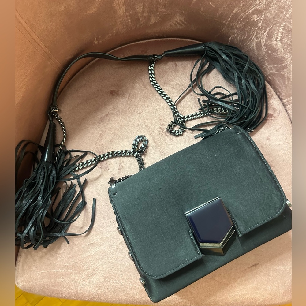 Authentic Jimmy Choo Lockett City cross body bag.